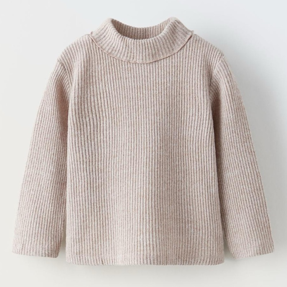 Zara Purple Cowl Neck Sweater